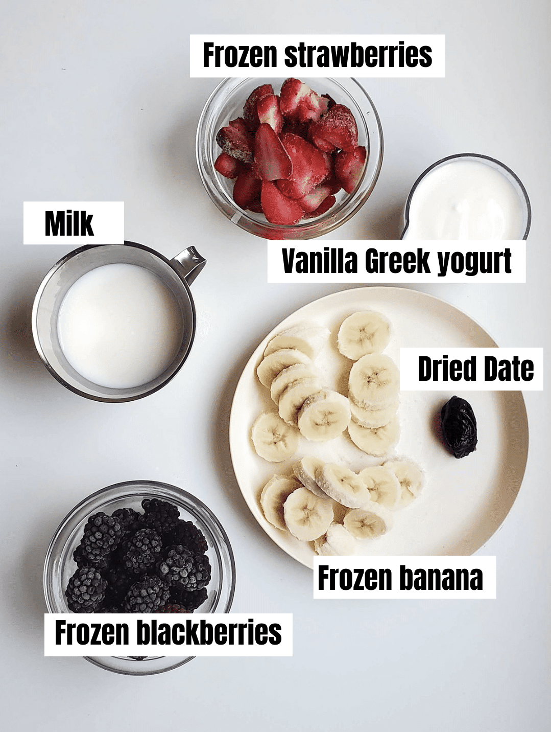 Blackberry Strawberry Banana Smoothie - Healthy & Sweet